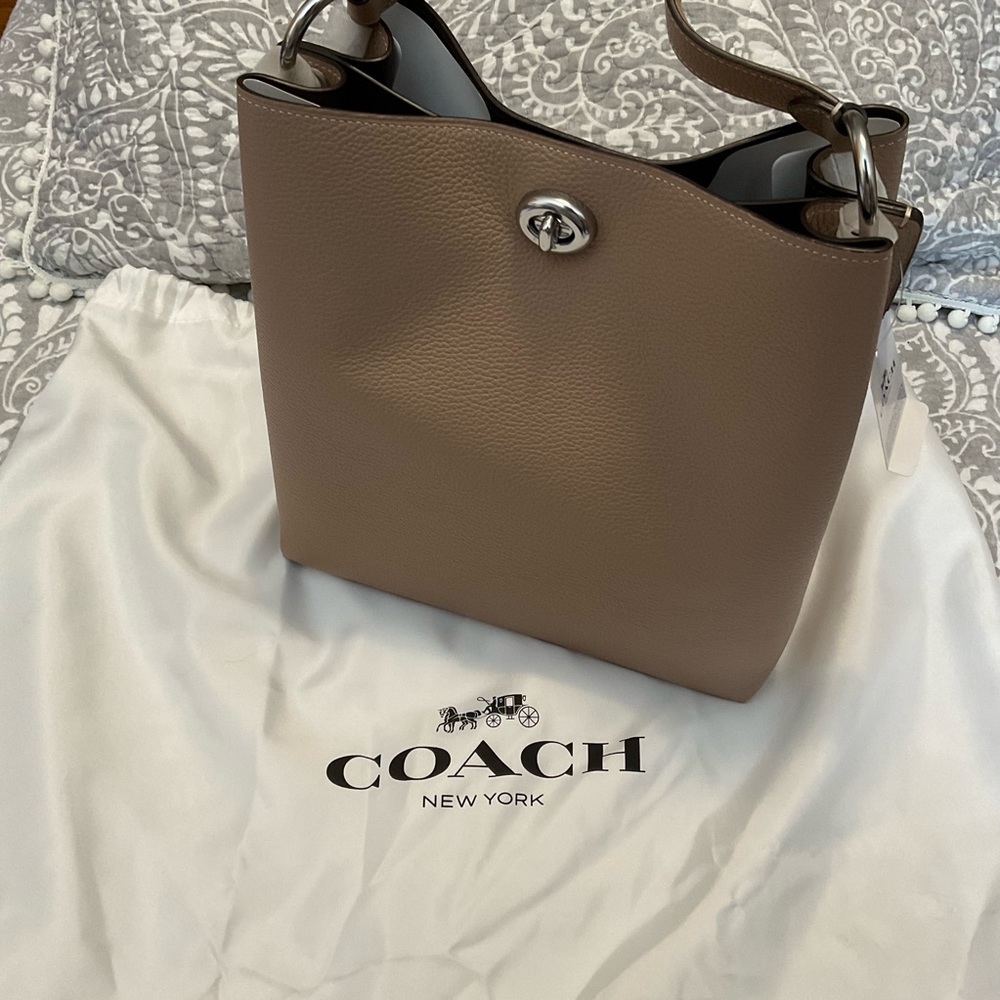 Coach Taupe Charlie Bucket Bag
